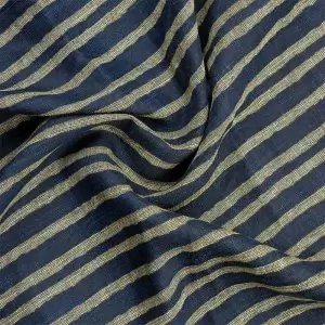 پارچه هندی نخی باتیک سرمه اي رنگ